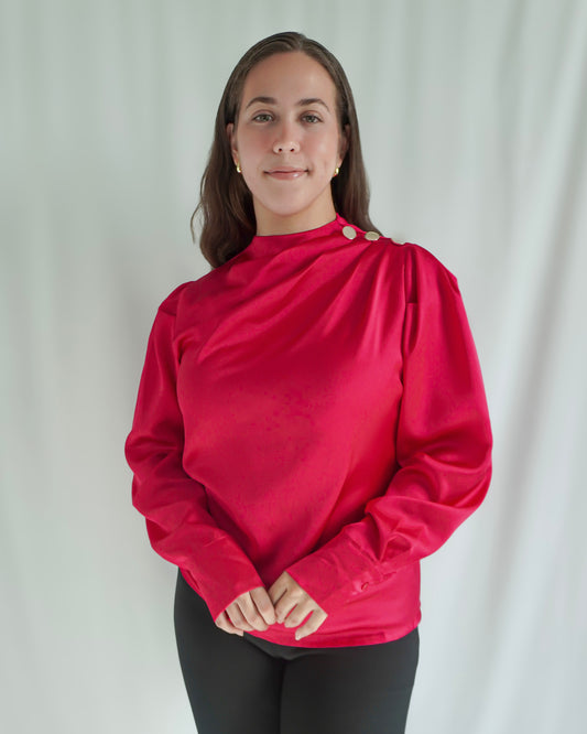 Carolina Satin Blouse