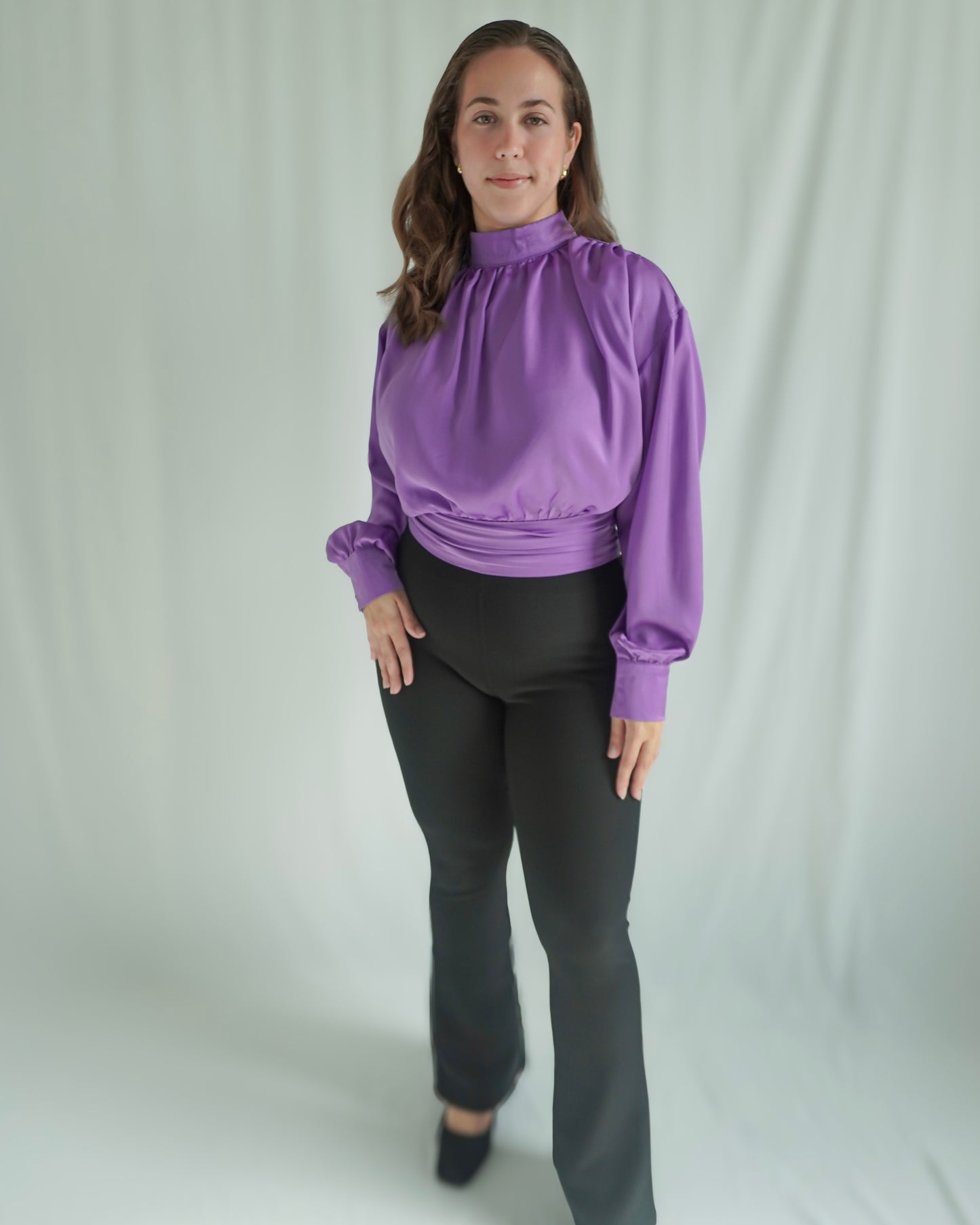 Andrea Satin Blouse